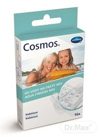 Cosmos do vody na prsty mix 1×16 ks, vodeodolné náplasti