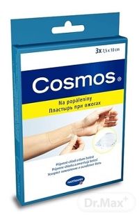 COSMOS Na popáleniny náplasti (7,5x10 cm) 1x3 ks