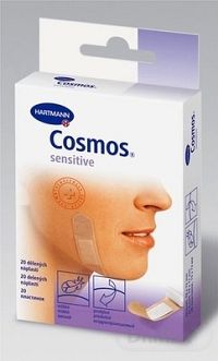 Cosmos Sensitive jemná náplasť na citlivej koži 19 x 72 mm 20 ks