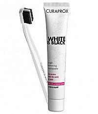 Curaprox Bieliaca zubná pasta s jemnou príchuťou White Is Black Tough Whitening Tooth Paste 90 ml