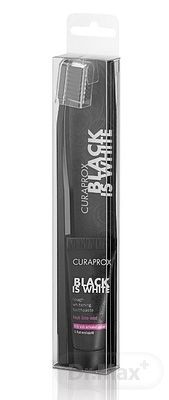 CURAPROX Black is White Light-Pack 1×1 set, zubná pasta 8 ml + zubná kefka CS 5460 1 ks