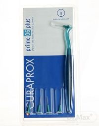 CURAPROX CPS 06 prime plus tyrkysová medzizubné kefky 5 ks + držiak UHS 451, 1x1 set