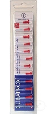 CURAPROX CPS 07 prime refill červená medzizubné kefky bez držiaka 1x12 ks