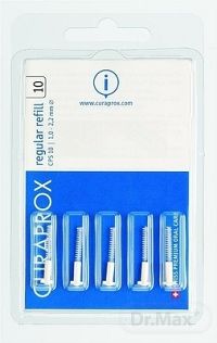 CURAPROX CPS 10 regular biele 1x5 ks, medzizubné kefky