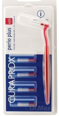 CURAPROX CPS 405 perio plus medzizubné kefky 5 ks + držiak UHS 451, 1x1 set