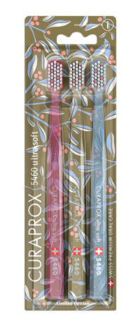 CURAPROX CS 5460 ultra soft Rastlinná edícia zubná kefka 1×3 ks