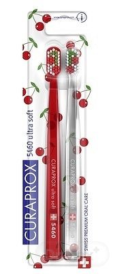 CURAPROX CS 5460 ultrasoft Čerešňová edícia zubná kefka (dvojbalenie), 1x2 ks