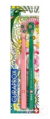 CURAPROX CS 5460 ultrasoft Letná edícia 2021 zubná kefka (dvojbalenie), 1x2 ks