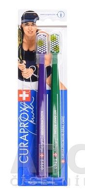 CURAPROX CS 5460 ultrasoft Martina Hingis Edícia zubná kefka (dvojbalenie), 1x2 ks