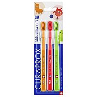 CURAPROX CS KIDs 3-balenie 1×3 ks, detské zubné kefky