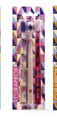 CURAPROX CS5460 ultrasoft Ľadová edícia Winter Art 1×3 ks, zubná kefka (2+1)