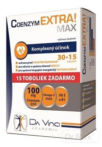 DA VINCI COENZYM EXTRA MAX 100 mg 1×45 cps, koenzým