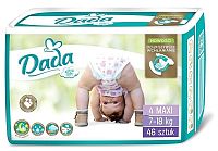 DADA Jednorázové plienky Extra Soft Maxi veľ. 4 (7-18 kg), 46 ks 1×46 ks, s aloe vera