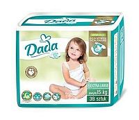 DADA Jednorázové plienky Extra Soft XL veľ. 6 (15+ kg), 38 ks 1×38 ks, elastické