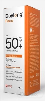 Daylong Protect&care Face SPF 50+ zmatňujúci fluid, 1x50 ml