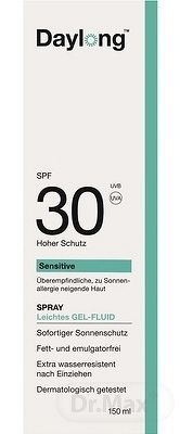 Daylong Sensitive SPF 30 1x150 ml, gel - fluid v spreji