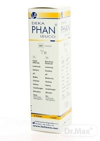 DEKAPHAN LEUCO diagnostické prúžky na moč 1×50 ks, na semikvantitatívnu analýzu moču
