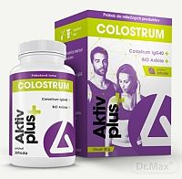 Delta Colostrum Aktiv Plus & Bio Arónia príchuť jahoda 30 g