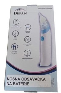 DEPAN Nosová odsávačka na batérie model 01002001 odsávačka hlienov 1x1 ks