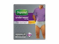 DEPEND SUPER L/XL pre mužov naťahovacie nohavičky, obvod bokov 95-150 cm, (2017) 1x9 ks