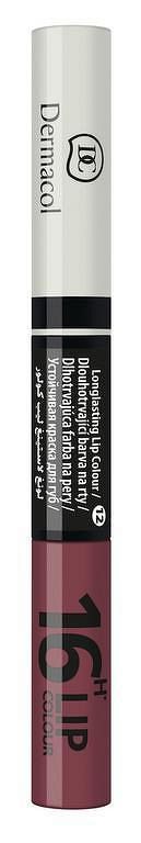 DERMACOL 16H Lip Colour č.12 farba na pery a lesk 2v1