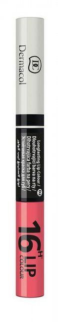 Dermacol 16H Lip Colour dlhotrvajúca dvojfázová farba a lesk na pery 2 Longlasting Lip Colour 4,8 g