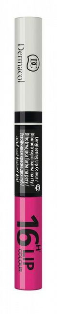 Dermacol 16H Lip Colour dlhotrvajúca dvojfázová farba a lesk na pery 8 Longlasting Lip Colour 4,8 g