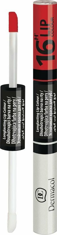 Dermacol 16H Lip Colour - Dlhotrvajúca farba na pery č. 34 1×3 + 4,1 ml, rúž