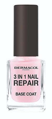 Dermacol 3in1 Nail Repair spevňovač na nechty 1×11 ml, spevňovač na nechty