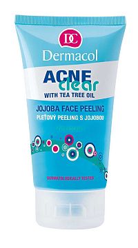 Dermacol Acneclear pleťový peeling s jojobou 150 ml