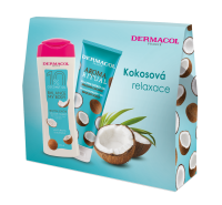 Dermacol Aroma Ritual Brazilian Coconut sprchový gél 250 ml + telové mlieko 250 ml darčeková sada
