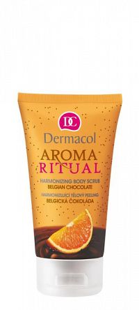 Dermacol Aroma Ritual harmonizující tělový peeling Belgická čokoláda 150 ml