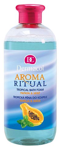 Dermacol Aroma Ritual pena do kúpeľa Papája a mäta 500 ml