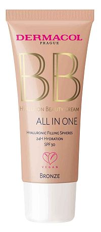 Dermacol BB hyaluronový krém SPF30 č.2 BRONZE 1×30 ml, krém SPF30