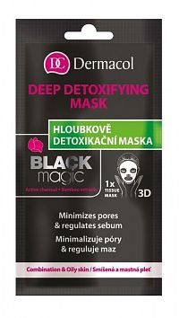 DERMACOL Black magic Detoxikačná zlupovacia maska 150 ml