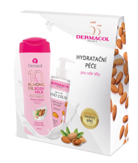 Dermacol darčekové balenie Almond TM + Super care krém na ruky 1×1 set, kozmetická súprava