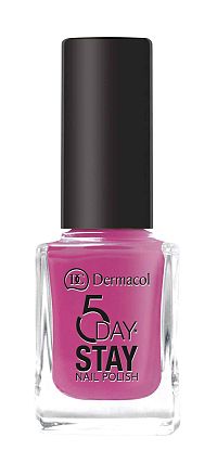 Dermacol Dlhotrvajúcí lak na nechty 5 Days Stay č.17 Pink Affair 1×11 ml, lak na nechty