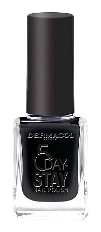 Dermacol Dlhotrvajúcí lak na nechty 5 days stay č.55 Black Onyx 1×11 ml, lak na nechty