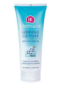Dermacol Gommage Cleanser with Tea Tree Oil čistiaci gél na tvár 100 ml