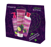 Dermacol Hrozno s limetkou Aroma Ritual sprchový gél 250 ml + tekuté mydlo 250 ml + pena do kúpeľa 500 ml darčeková sada