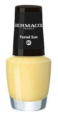 Dermacol Lak na nechty Mini Pastel Sun č.01 1×5 ml lak