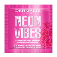 Dermacol NEON VIBES Rozjasňujúca zlupovacia maska 1×1 ks, zlupovacia maska