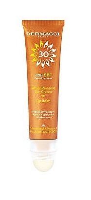 DERMACOL SUN Vodoodolný pleťový krém a balzam na pery SPF30 30 ml