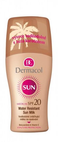 Dermacol Sun Water Resistant Sun Milk spray SPF20 200 ml