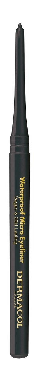 Dermacol Waterproof Micro Eyeliner automatická ceruzka na oči čierna č.01 1×0,08 g, automatická ceruzka na oči