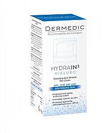 DERMEDIC HYDRAIN3 HIALURO DENNÝ KRÉM proti vráskam, hydratačný 1x55 g