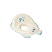 Detské sedadlo na WC protišmykové Psíček a Mačička žlté , 20C28318