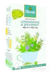 Dilmah GREEN ROOIBOS LEMONGRASS & SPEARMINT 20×2 g (40 g), bylinný čaj, nálevové vrecúška