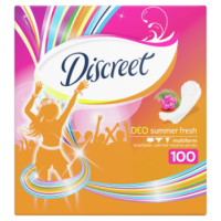 Discreet intimky Summer fresh 1×100 ks, intímne vložky
