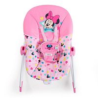 DISNEY BABY Húpatko vibrujúce Minnie Mouse Stars & Smiles Baby 0m+, do 18kg, 2019 1×1 ks